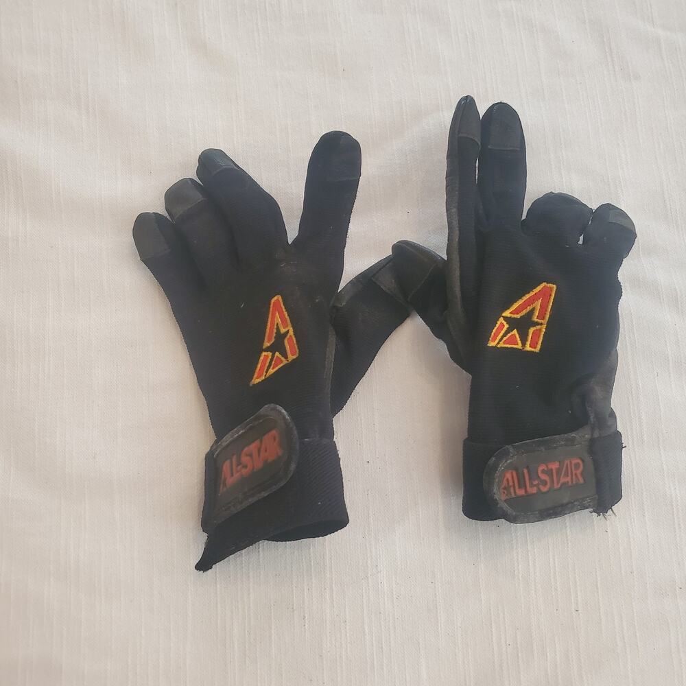 All Star Baseball Batting Gloves Youth L | BG-1100 | Pair